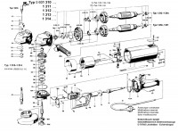 Bosch 0 601 314 018  Angle Grinder 220 V / Eu Spare Parts